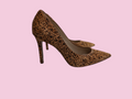 Tan Cheetah Print Calf hair Pumps