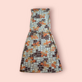 Vintage Printed Dress