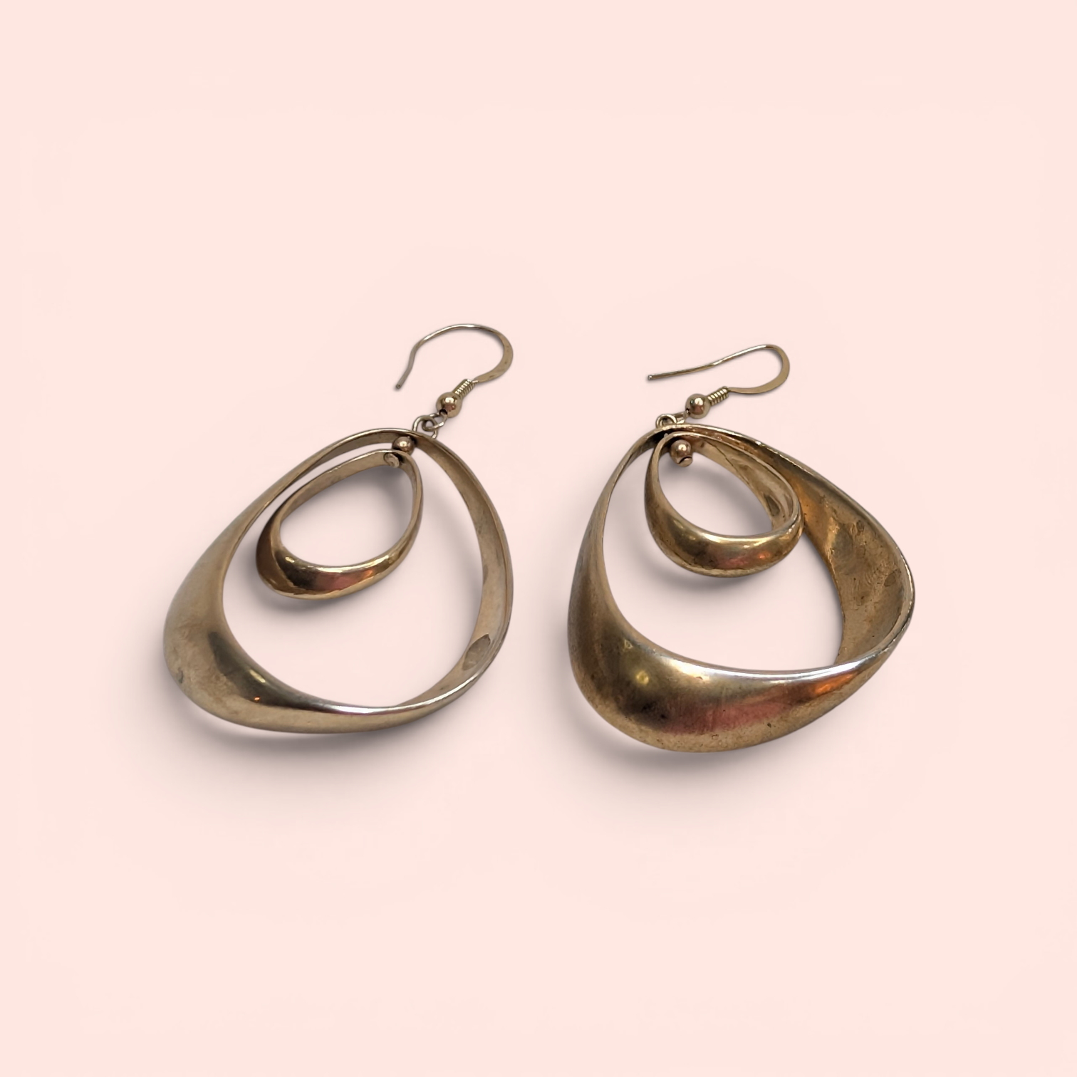Vintage Gold Swing Earings
