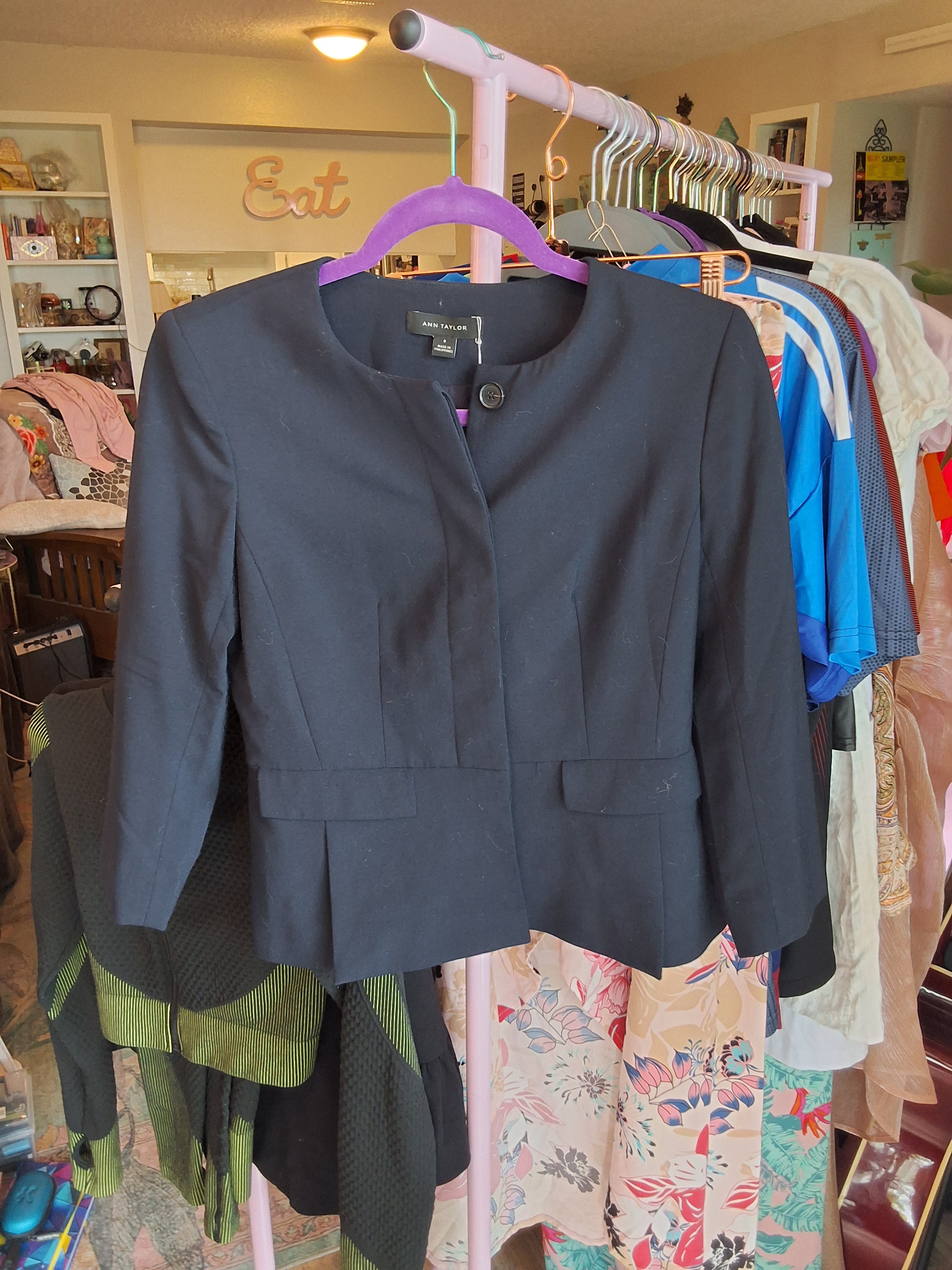 Anne Taylor Navy Blazer