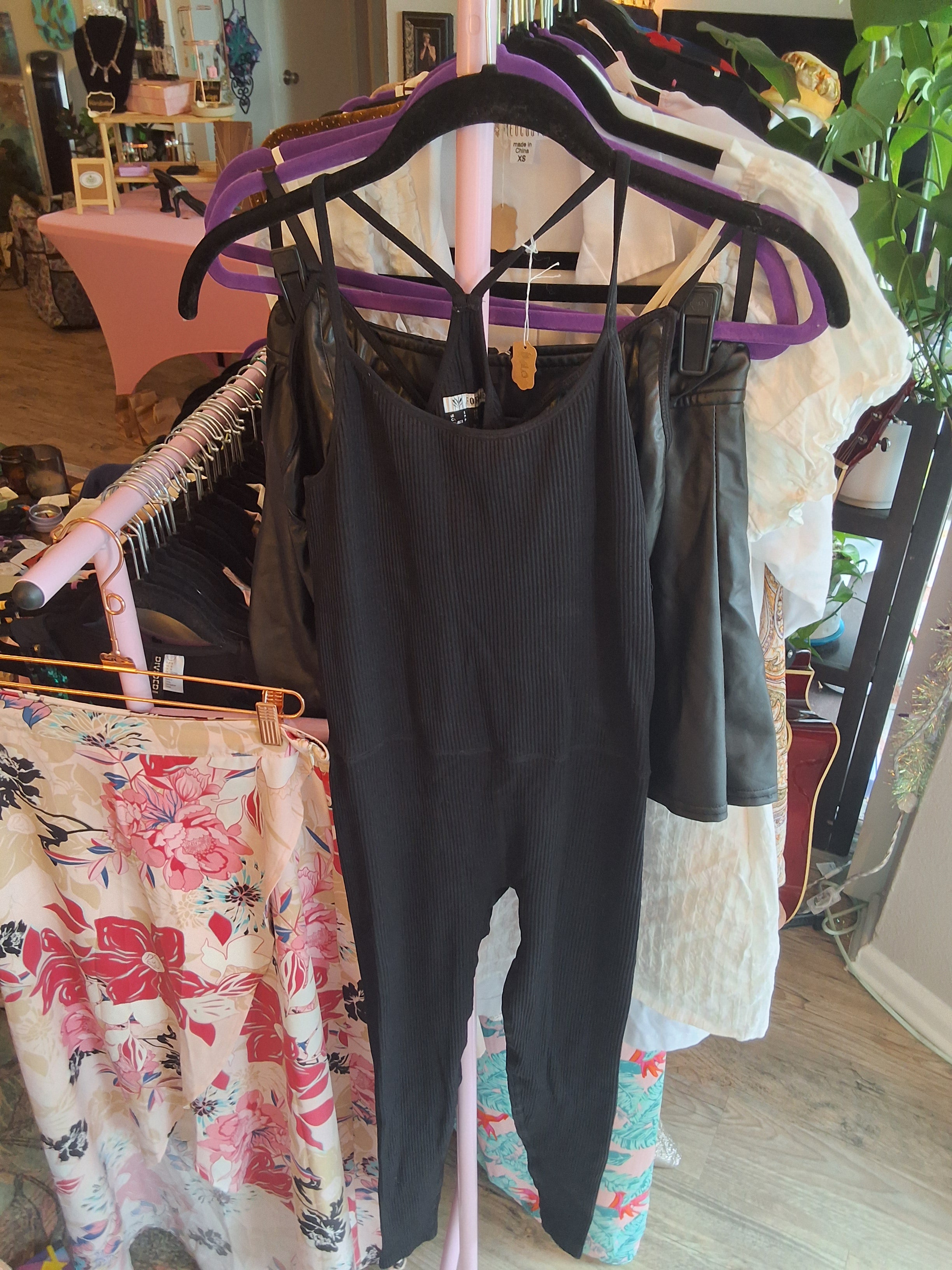 Black Bodycon Jumpsuit
