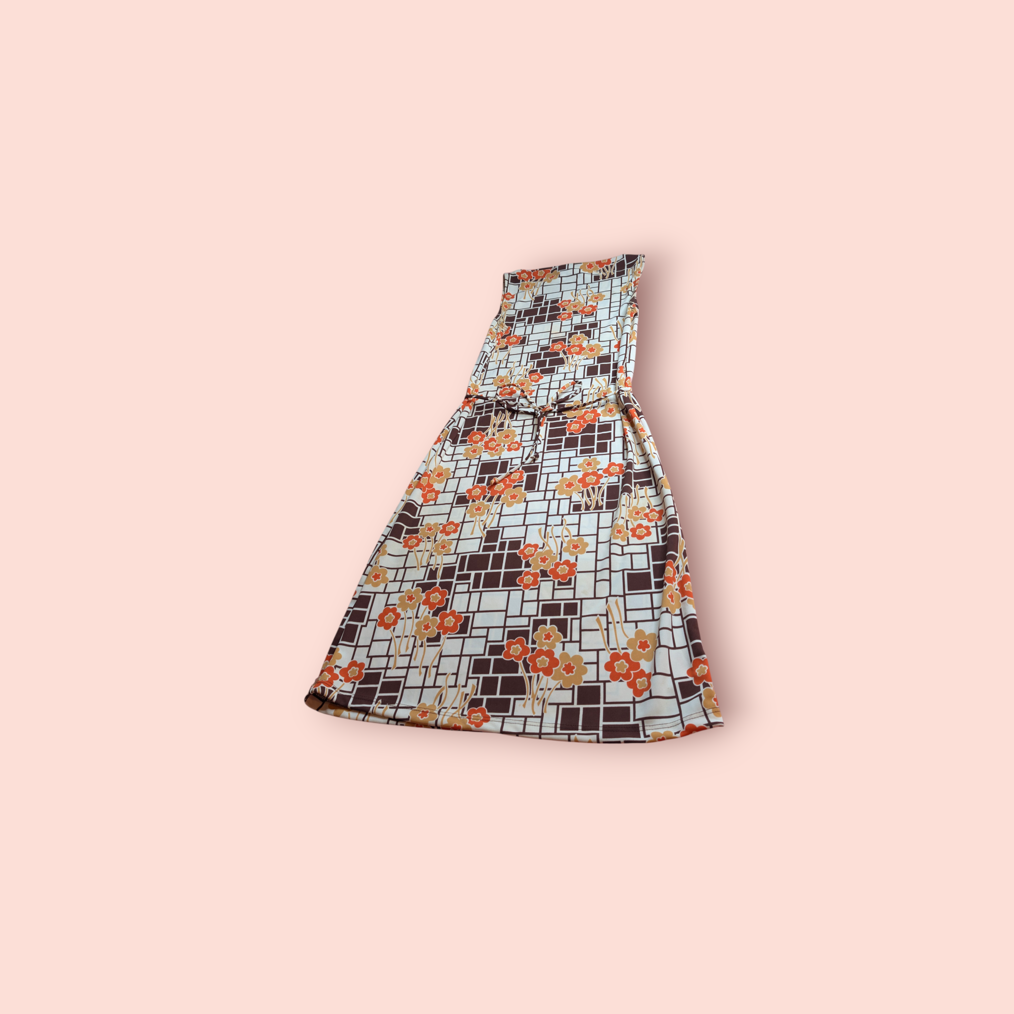 Vintage Printed Dress