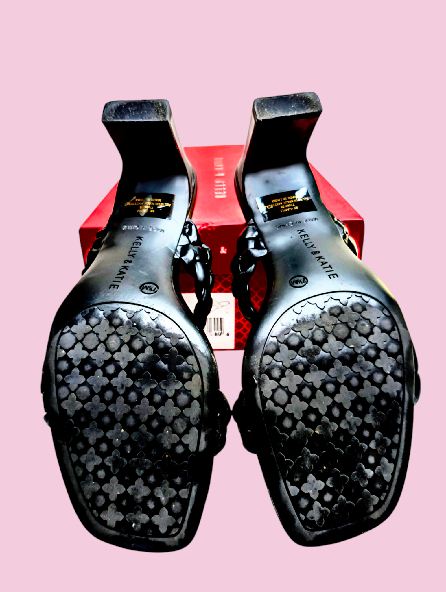 Black Helled Sandles