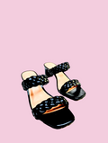 Black Helled Sandles