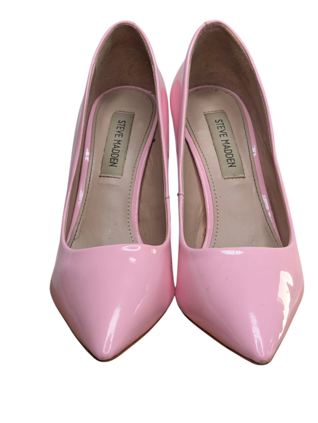 Discontinued Pink Patent Vala Pumps