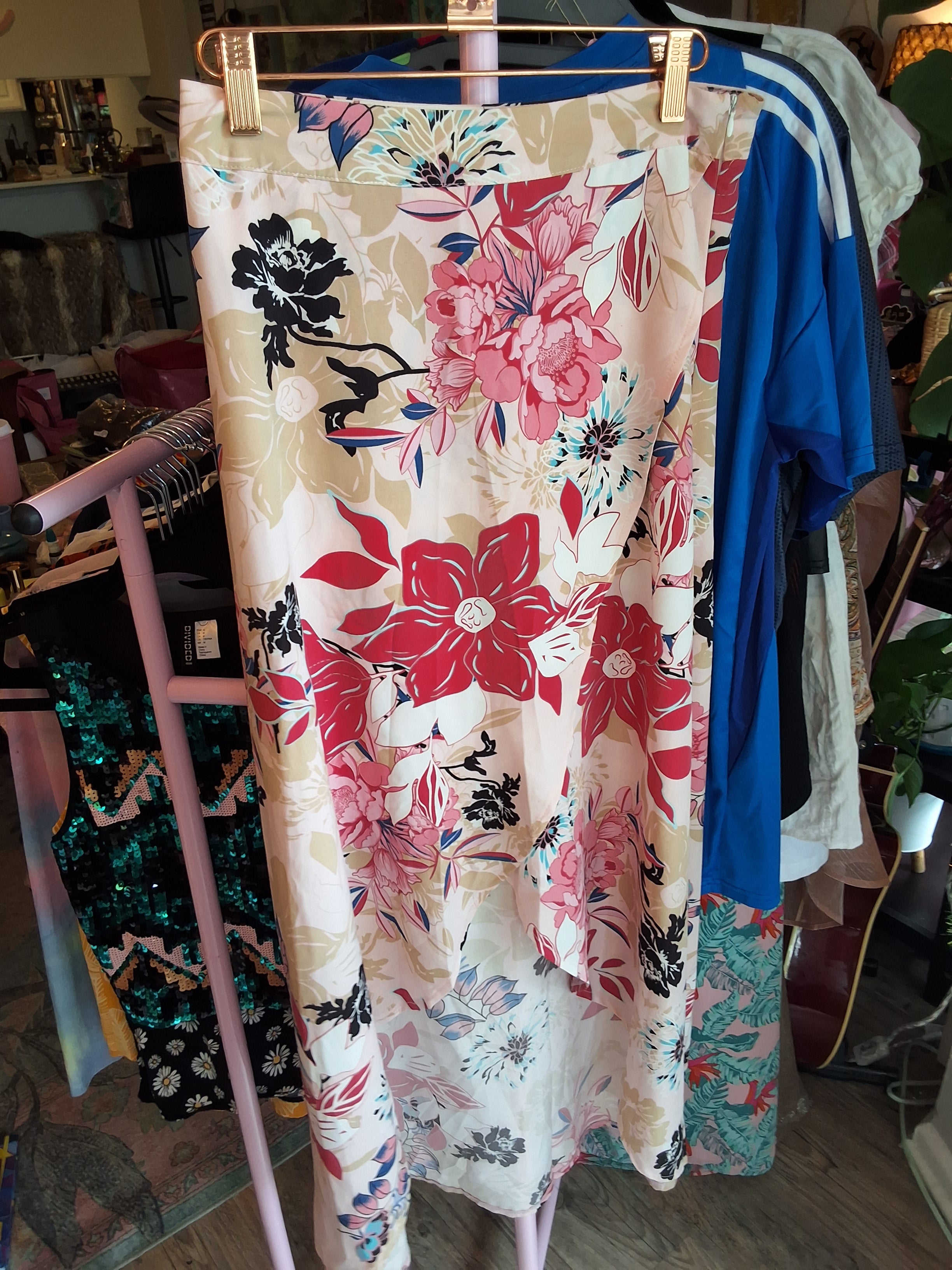 Flowy Floral Skirt